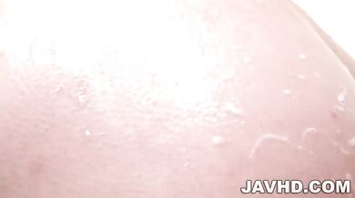 Ran Minami is in for a nasty shower hardcore fuck&nbsp;