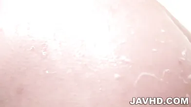 Ran Minami is in for a nasty shower hardcore fuck