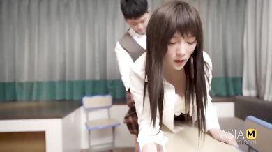 Trailer - Sex Therapy for Horny Student - Lin Yi Meng - MMZ-059 - Best Original Asia Porn Video