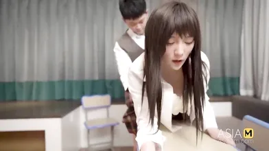 Trailer - Sex Therapy for Horny Student - Lin Yi Meng - MMZ-059 - Best Original Asia Porn Video