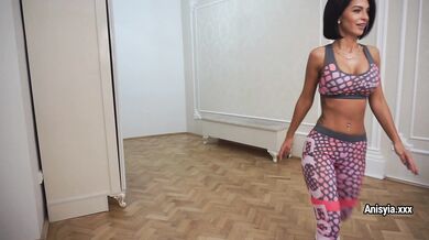 Yoga pants workout routine