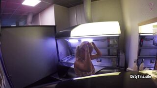 Voyeur Cam im Sonnenstudio