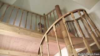 Wife caught her busty step mom and boyfriend cheating