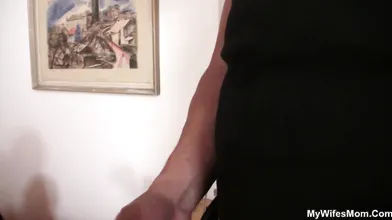 Hot mom riding cock after toying her shaved cunt