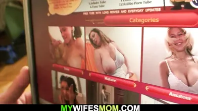 He fucks old mother inlaw from behind
