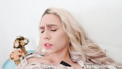 Caught with fingers in her pussy