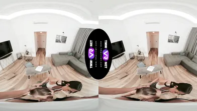 Crazy orgy on the floor