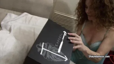 Sucking Black Cock in a Box