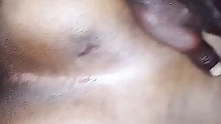 12 inches black dick tearing my pussy out