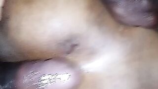 12 inches black dick tearing my pussy out
