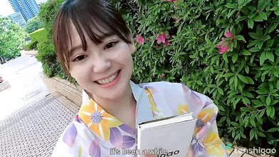 Cutest Japanese girl Miss Aki Igarashi comes to play today