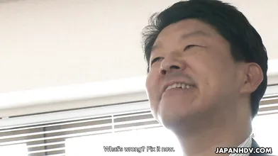 Satomi Suzuki is the sexy office lady all the staff like to fuck
