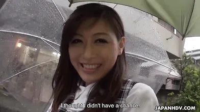 Shy Saki Aiba gets a strong fucking after work