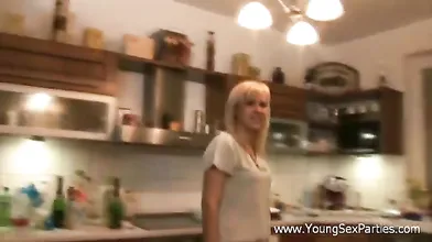 Party filled with horny teens