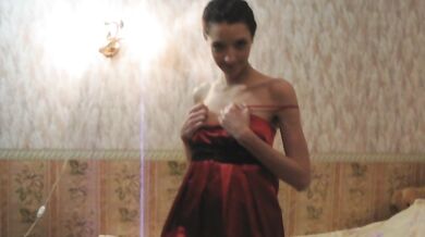 Posh girl masturbates