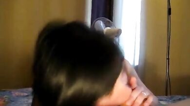 Hot blowjob from a cutie