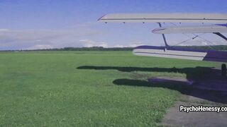 Naked parachute jump!