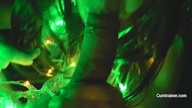 Wife night light blowjob