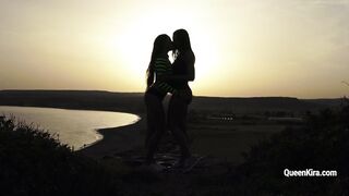 Orgasm at the sunset