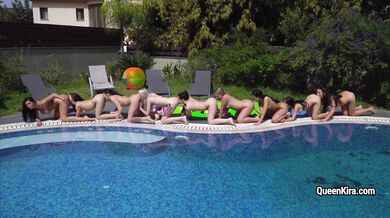 Pool Group Sex