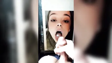 Xcenia gets exposed and tributs over face