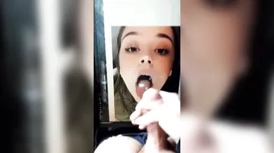 Xcenia gets exposed and tributs over face