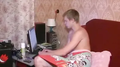 Sexy girlfriend saves family