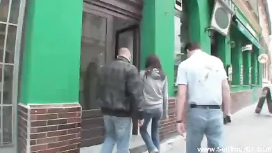 Horny chick at work
