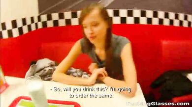 Paying for a drink with sex