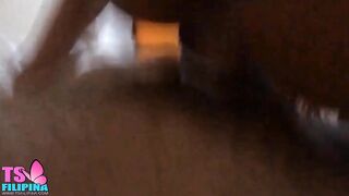 Shemale hooker ridding cock
