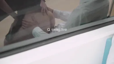 Asian girl wearing jumping egg in MRT | Go search swag.live @linlinbebe