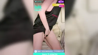 Asian girl caresses her wet pussy through her panties | Go search swag.live @milk_xoxo