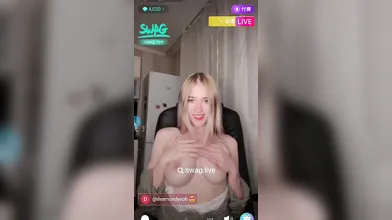 Russian Beauty's tight pussy got fucked with giant dildo Go search swag.live @babytoy