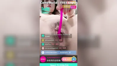 Bouncing and cumming with new dildo | Go search swag.live @angelloves