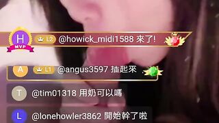 Taiwan Girl does blowjob and got fucked in Live Show | Go search swag.live @amyabby