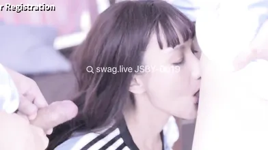 Football club manager fucks with multiple players | SWAG.live JSBY-0019