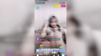 Jerf off with big tits Asian camgirl @maggiebebe SWAG.live