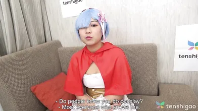 Riho Machida is so cute in her cosplay costume.