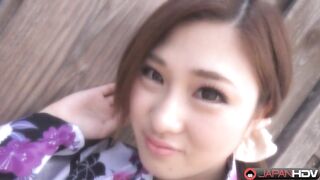Teaser of kimono lady Maki Horiguchi