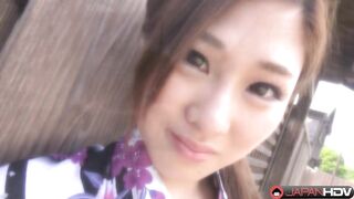 Teaser of kimono lady Maki Horiguchi
