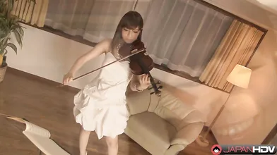 Sexy Yuria Tominaga is very beautiful in her white dress. The babe