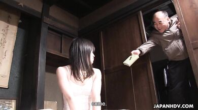 Dark haired girl, Mai Shimizu is having steamy sex with An Kanoh late