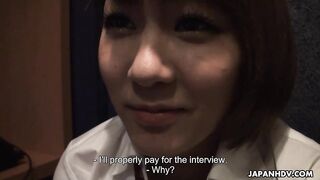 Dirty minded schoolgirl, Law Hitomi was in a local internet cafe when a