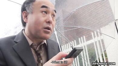 Dirty old man gets a really handy device, with that thing he can stop