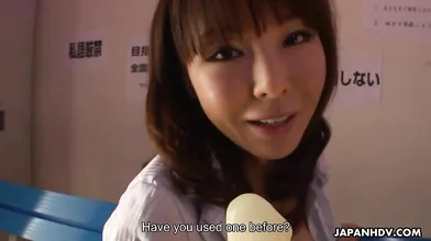 Kyoushi Kan is a fine looking Asian MILF porn star. She likes to get