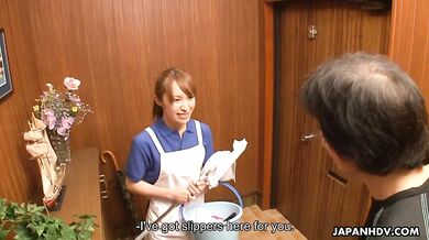 Fantastic hard working house maid Yukari Toudou is ready to do