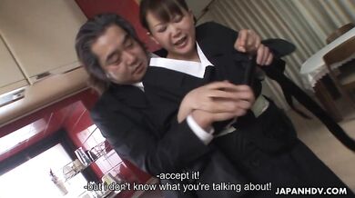 After her father-in-law discovers Waka Kano was sucking her step-son