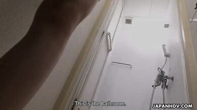 Hot real estate agent Julia Nanase gets aroused by her new costumer and
