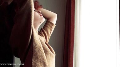 Young Redhead Hitachi Masturbation