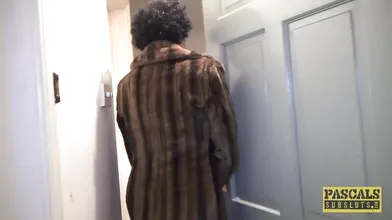 Cock craving English wench blasted with cock and cum